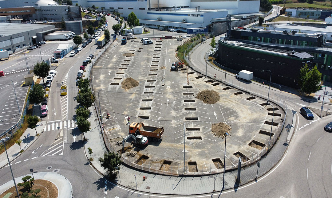 Proyecto de reforma exterior en la nave de Benteler