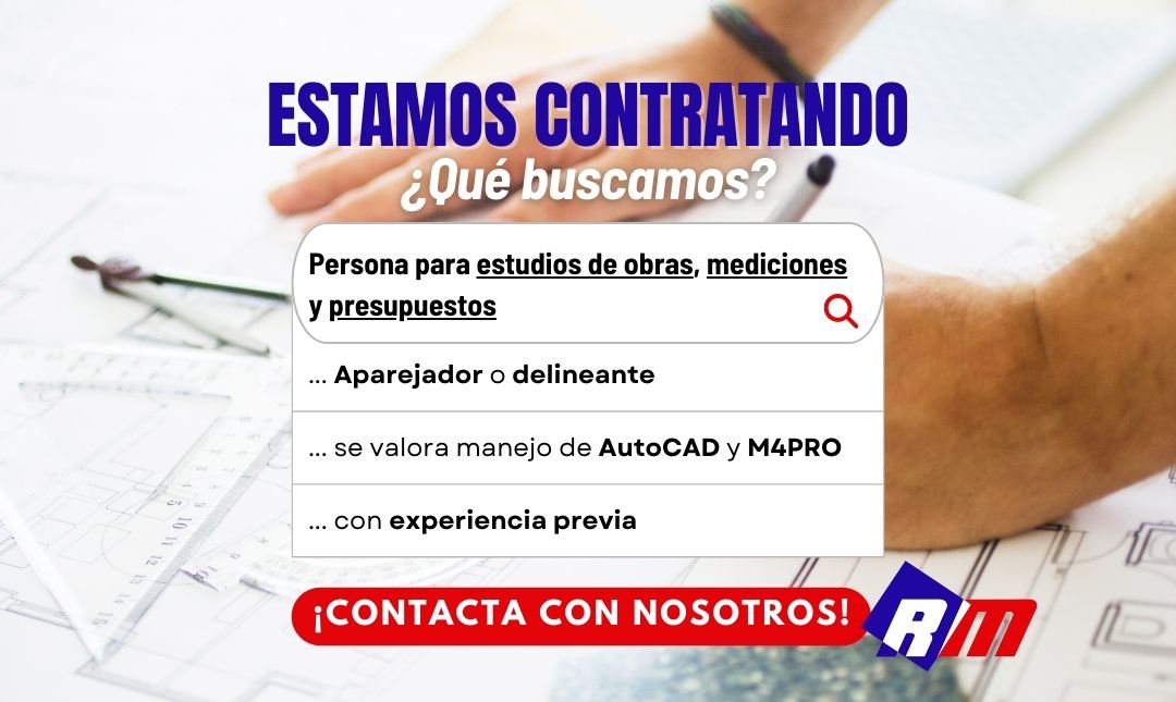 Oferta de empleo aparejador o delineante