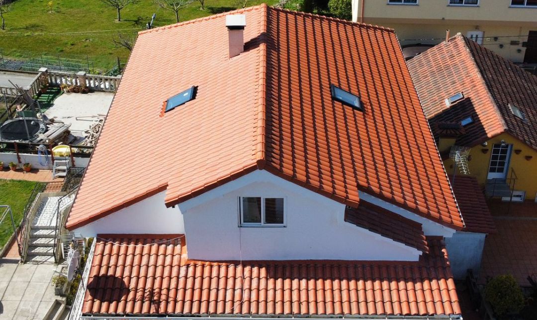 Reforma de tejado a cuatro aguas