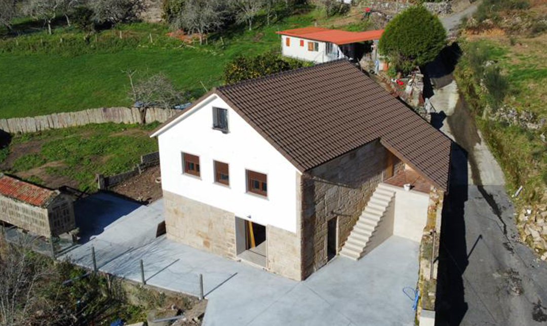 La vivienda que reformamos en A Canicouva.