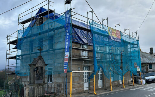 En proceso: rehabilitación integral de vivienda unifamiliar en Caritel